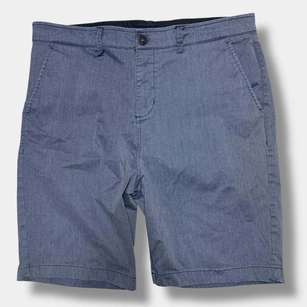 Gentlemen’s Outfitters Shorts Mens 38 Gray Stretch Flat Front Casual